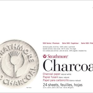 בלוק לרישום פחם | Charcoal - סדרת 500 של Strathmore