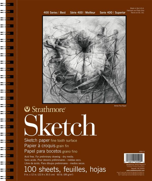 בלוק ציור | Sketch- סדרת 400 של Strathmore