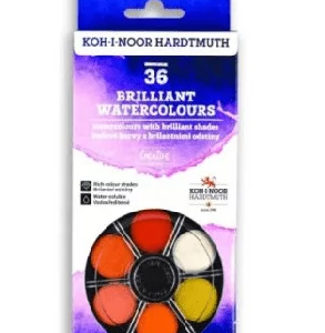 סט צבעי מים עגול 36 גוונים KOH-I-NOOR