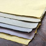 נייר יזהר נוימן - סידרת ״המכתש הגדול״, גוון מעברים (צהוב לכחול)